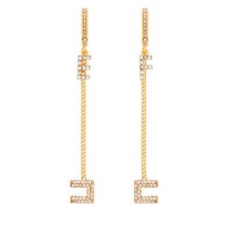 Kolczyki Elisabetta Franchi. Żółte kolczyki Elisabetta Franchi, złote. Za 1,199.00 zł.