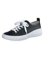 Paul Green Skórzane sneakersy w kolorze czarnym rozmiar: 39. Czarne trampki Paul Green, bez wzorów, bez zapięcia. Za 88.95 zł.