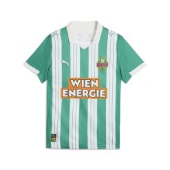 Młodzieżowa koszulka domowa SK Rapid Wiedeń 25/26 PUMA. Biała bluzki Puma, m, bez wzorów, młodzieżowe, bez kołnierzyka, bez ramiączek. Za 329.00 zł.