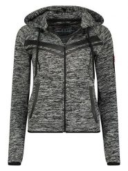 Geographical Norway Bluza "Fluence" w kolorze czarnym rozmiar: M. Czarne bluzy Geographical Norway, m, bez wzorów, bez kaptura. Za 92.42 zł.