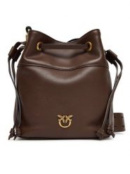 PINKO Torebka Secchiello Mini Al 25-26 104303 A0QO Brązowy. Brązowe torebki klasyczne Pinko, bez wzorów, ze skóry, bez dodatków. Za 1,649.00 zł.