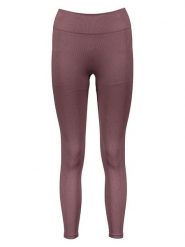 4F Legginsy sportowe w kolorze czerwonym rozmiar: XS/S. Różowe legginsy 4f, s, bez wzorów, z materiału, z podwyższonym stanem, outdoorowe. Za 60.95 zł.