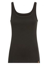 Camel Active Top w kolorze czarnym rozmiar: S. Czarne topy Camel Active, s, bez wzorów, z bawełny, bez kołnierzyka, bez ramiączek. Za 60.99 zł.