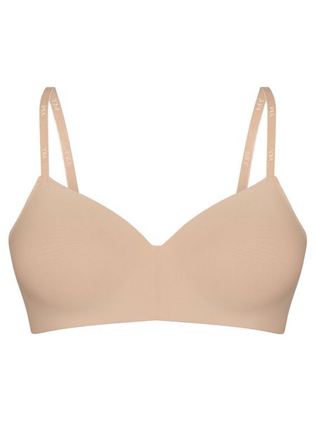 Ysabel Mora Biustonosz push-up 10011 Beżowy. Brązowe biustonosze YSABEL MORA, bez wzorów, z syntetyku. Za 129.99 zł.