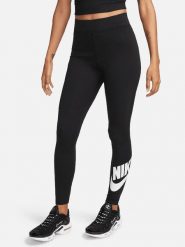 Nike Sportswear Legginsy w kolorze czarnym rozmiar: XS. Czarne legginsy Nike Sportswear, xs, bez wzorów, z podwyższonym stanem. Za 105.63 zł.
