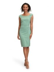 Vera Mont Sukienka w kolorze zielonym rozmiar: 36. Zielone sukienki Vera Mont, bez wzorów, bez kołnierzyka, bez ramiączek, mini. Za 217.99 zł.