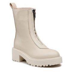 Botki Badura. Brązowe botki Badura, bez wzorów, bez obcasa, na płaskiej podeszwie, bez zapięcia. Za 239.99 zł.