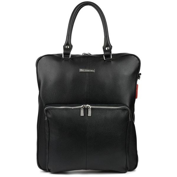 Plecak damski skórzany Beltimore czarny N24. Czarne plecaki bez wzorów. Za 499.90 zł.