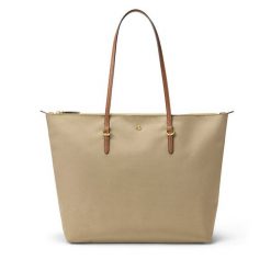 Torebka LAUREN RALPH LAUREN. Brązowe shopper Lauren Ralph Lauren, bez wzorów, bez dodatków. Za 679.99 zł.