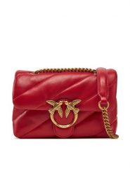 PINKO Torebka Love Puff Mini Cl PE 25 PLTT 100039 A0F2 Czerwony. Czerwone torebki klasyczne Pinko, bez wzorów, ze skóry, bez dodatków. Za 1,089.00 zł.