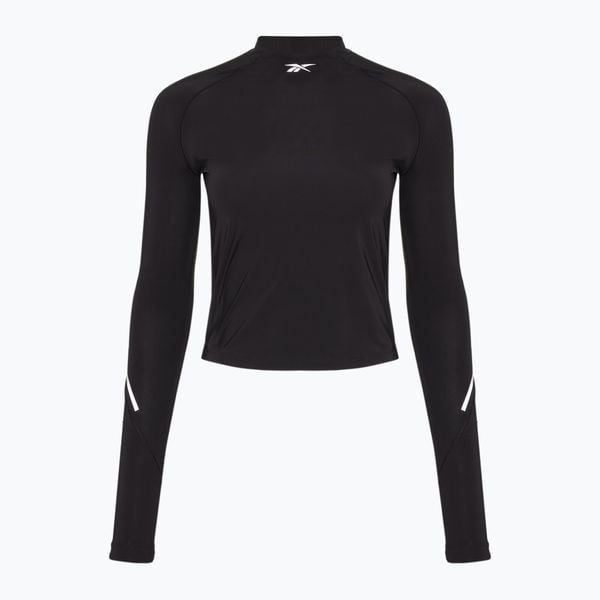 Longsleeve Reebok Seed Top. Czarne topy REEBOK FITNESS, bez wzorów, bez kołnierzyka, bez ramiączek. Za 179.99 zł.