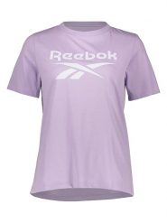 Reebok Koszulka w kolorze fioletowym rozmiar: L. Różowe bluzki Reebok, l, bez wzorów, bez kołnierzyka, bez ramiączek. Za 75.16 zł.