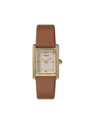Timex Zegarek Hailey TW2W63900 Brązowy. Brązowe, analogowe zegarki Timex. Za 529.99 zł.