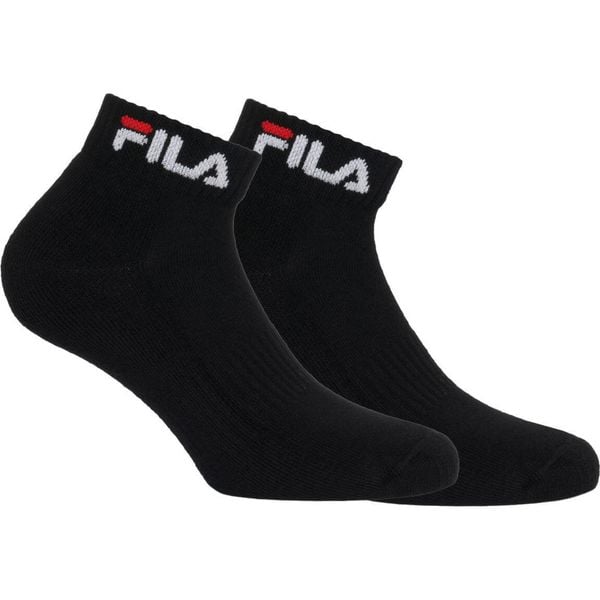 Fila Skarpety 2-pack Wysoka Jakość Czarny 35-38. Czarne skarpety Fila, bez wzorów. Za 137.99 zł.