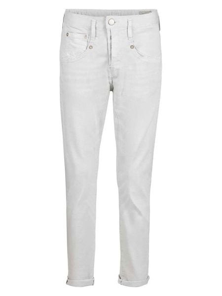 Herrlicher Spodnie w kolorze białym rozmiar: W31. Białe spodnie materiałowe Herrlicher, bez wzorów, z materiału. Za 203.99 zł.