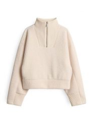 OPUS Bluza "Gick" w kolorze kremowym rozmiar: 40. Brązowe bluzy Opus, bez wzorów, bez kaptura. Za 152.99 zł.