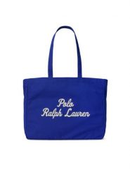Polo Ralph Lauren Torebka 405962436006 Niebieski. Niebieskie shopper Polo Ralph Lauren, bez wzorów, z materiału, bez dodatków. Za 479.99 zł.