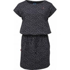 Elegancka letnia sukienka bawełniana dla kobiet Baskela. Niebieskie sukienki ZSPORT, na lato, m, bez wzorów, z bawełny, eleganckie, bez kołnierzyka, bez ramiączek, dopasowane. Za 178.99 zł.