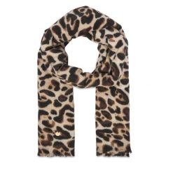 Szalik Guess. Brązowe szaliki Guess, z aplikacjami. Za 194.99 zł.