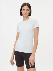Puma T-Shirt Classics 535610 Błękitny Tight Fit. Niebieskie t-shirty Puma, m, bez wzorów, z bawełny, bez kołnierzyka, bez ramiączek. Za 89.99 zł.