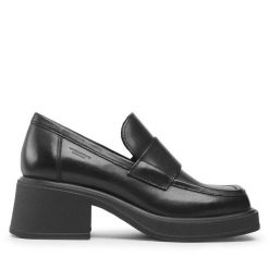 Półbuty Vagabond Shoemakers. Czarne czółenka Vagabond Shoemakers, bez wzorów, bez obcasa, na obcasie, bez zapięcia. Za 669.99 zł.