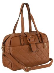 Klasyczna torebka Rovicky TY21-01-R brązowa. Brązowe torby na ramię ROVICKY, bez wzorów, ze skóry ekologicznej, klasyczne, na ramię, pikowane, bez dodatków. Za 156.00 zł.