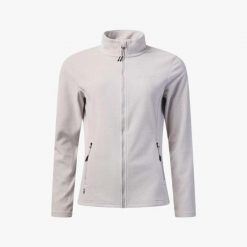Bluza Polarowa Rozpinana Wędrówki Kobieta Lofoten Elastyczny W Cztery Strony. Szare bluzy SWEDEMOUNT, m, bez wzorów, z materiału, bez kaptura. Za 199.99 zł.