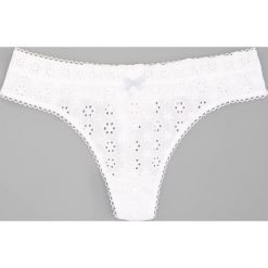 Bawełniane stringi - Biały. Stringi Reserved. Za 29.99 zł.