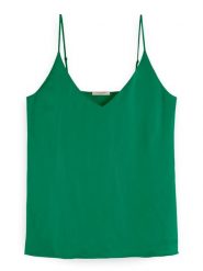 Scotch & Soda Top w kolorze zielonym rozmiar: XL. Zielone topy Scotch & Soda, xl, bez wzorów, z wiskozy, bez kołnierzyka, bez ramiączek. Za 110.04 zł.