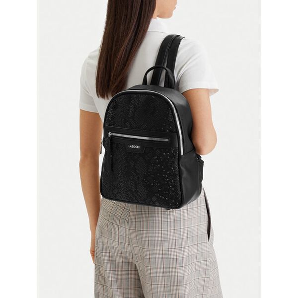 Plecak Lasocki. Czarne plecaki Lasocki, bez wzorów. Za 199.99 zł.