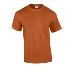 Ultra Bawełniana Koszulka Unisex Dla Dorosłych. Brązowe bluzki GILDAN, xl, bez wzorów, z bawełny, sportowe, bez kołnierzyka, bez ramiączek. Za 34.99 zł.