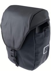 Torba na bagażnik rowerowy „Commuter Side”, czarna. Czarne torby na laptopa ATRAN VELO, bez wzorów, na ramię, duże, matowe. Za 315.75 zł.