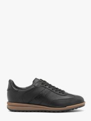 Czarne sportowe półbuty PATTY. Czarne obuwie sportowe Ryłko, z materiału, bez zapięcia. Za 429.99 zł.