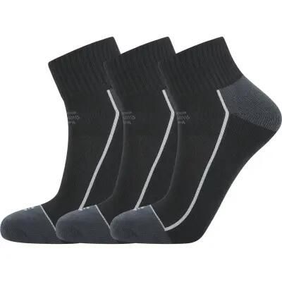Endurance Skarpety Avery 3-pack — niski krój, wentylacja – 1001 Black. Czarne skarpety ENDURANCE, bez wzorów, z elastanu. Za 85.50 zł.