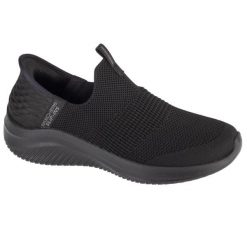 Buty sportowe Sneakersy damskie, Slip-Ins: Ultra Flex 3.0 - Cozy Streak. Czarne obuwie sportowe Skechers, z tkaniny, bez zapięcia, trekkingowe, Skechers Sport. W wyprzedaży za 375.00 zł.