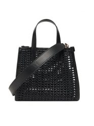 Guess Torebka Brigitta Mini HWWZ72 06770 Czarny. Czarne torebki klasyczne Guess, z aplikacjami, ze skóry, bez dodatków. Za 589.99 zł.