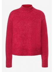 More & More Sweter w kolorze czerwonym rozmiar: 42. Czerwone swetry More & More, bez wzorów, ze splotem, bez ramiączek. Za 131.74 zł.