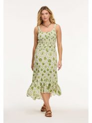 SHIWI Top "Ilona" w kolorze zielono-białym rozmiar: XL. Zielone spódnice SHIWI, xl, bez wzorów, z bawełny, bez kołnierzyka, bez ramiączek. Za 96.60 zł.