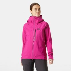 Damska kurtka narciarska Helly Hansen Verglas Bc. Czerwone kurtki narciarskie Helly Hansen, bez wzorów, bez kaptura, narciarskie. W wyprzedaży za 1,175.75 zł.