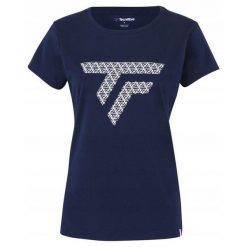 Koszulka tenisowa damska Tecnifibre T-Shirt Training Tee. Niebieskie koszulki sportowe TECNIFIBRE, bez wzorów, bez ramiączek, tenisowe. W wyprzedaży za 99.00 zł.