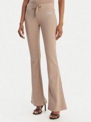 Juicy Couture Spodnie dresowe Christine JCWBJ126309 Beżowy Flared Leg. Brązowe spodnie dresowe Juicy Couture, xxs, bez wzorów, z bawełny. Za 349.99 zł.