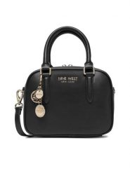Nine West Torebka CEO-Soho-Star-LX10160 Czarny. Czarne torebki klasyczne Nine West, bez wzorów, z materiału, bez dodatków. Za 299.99 zł.