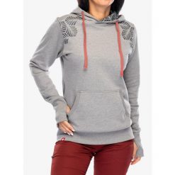 Bluza z kapturem damska Ocun Hoodie. Szare bluzy Ocun, xs, bez wzorów, z kapturem. Za 303.99 zł.
