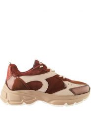 Högl Skórzane sneakersy "Faith" w kolorze brązowo-beżowym rozmiar: 39. Brązowe trampki Högl, bez wzorów, bez zapięcia. Za 377.74 zł.