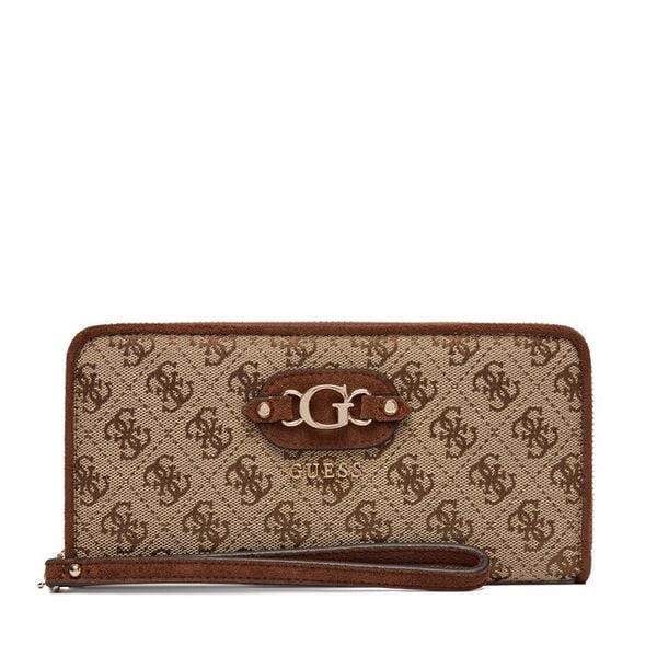 Portfel Guess. Brązowe portfele Guess, z aplikacjami. Za 294.99 zł.