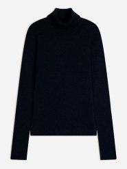 AUTHENTIC CASHMERE Kaszmirowy golf w kolorze granatowym rozmiar: L. Niebieskie golfy AUTHENTIC CASHMERE, l, bez wzorów, z kaszmiru, bez ramiączek. Za 521.99 zł.