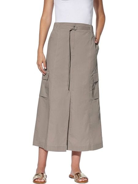 Heine Spódnica w kolorze beżowym rozmiar: 34. Brązowe spódnice Heine, bez wzorów, z tkaniny, maxi. Za 78.28 zł.