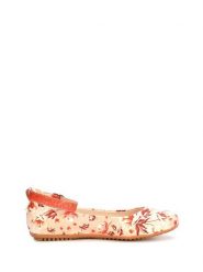 Goby Baleriny w kolorze beżowo-pomarańczowym ze wzorem rozmiar: 37. Brązowe baleriny Goby, bez wzorów, z materiału, bez obcasa. Za 165.99 zł.