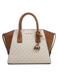 Michael Kors Torebka w kolorze jasnobrązowo-beżowym - 31 x 19 x 13 cm rozmiar: onesize. Brązowe torby na ramię Michael Kors, bez wzorów, z materiału, przez ramię, bez dodatków. Za 674.39 zł.