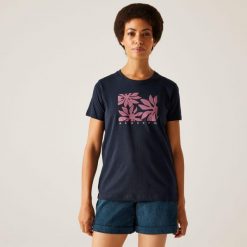 Koszulka sportowa damska Filandra VIII. Niebieskie koszulki sportowe Regatta, bez wzorów, bez ramiączek. Za 130.50 zł.